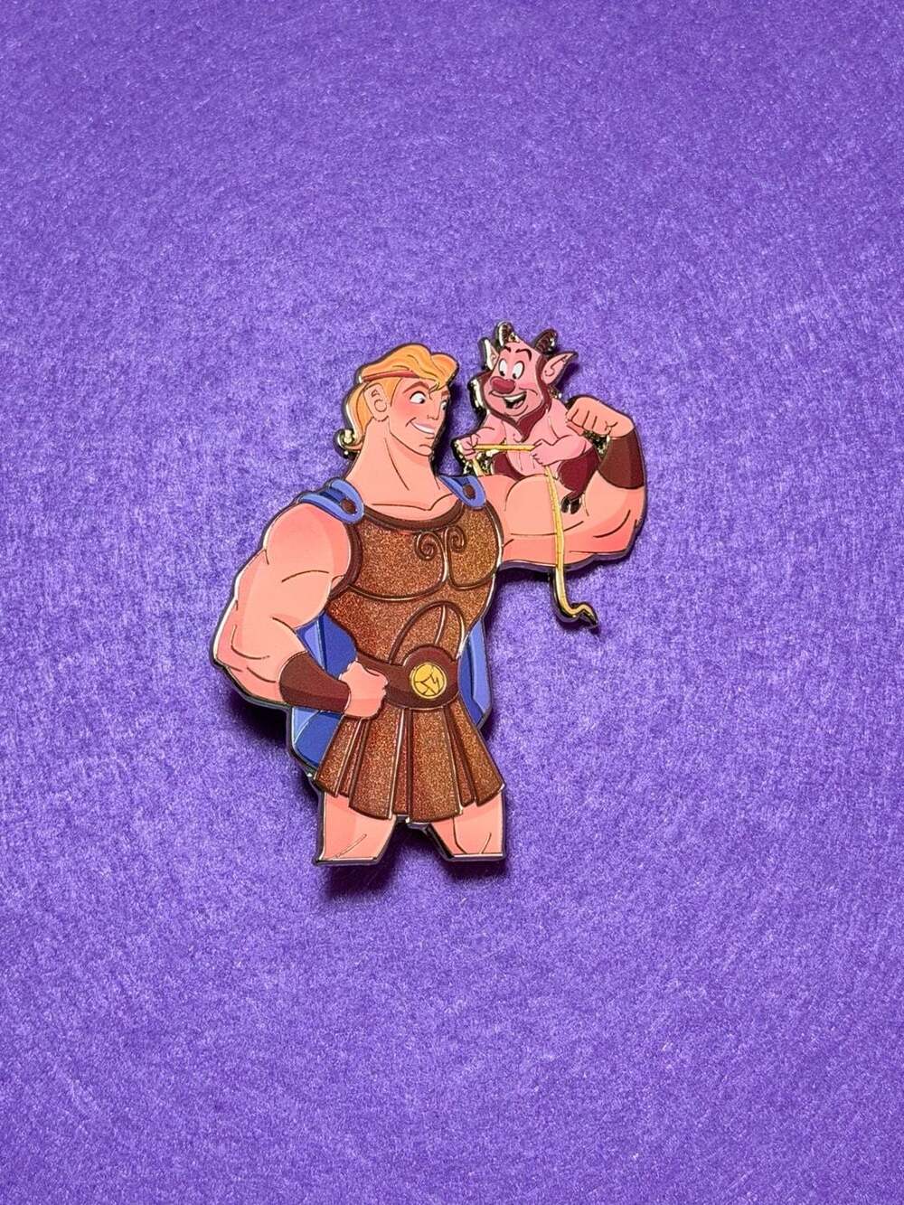 Fantasy Hercules and Pegasus Inspired Enamel Pin
